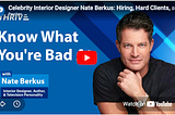 Celebrity Interior Designer Nate Berkus: Hiring, Hard Clients, and Knowing What You’re Bad At