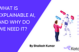 What is Explainable AI, and why do we need it?