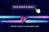 Join Dusa on Zealy (ex-Crew3)