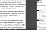 He has cancelled Bitcoin payment for the cars on Tesla website…