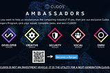 Cudos Ambassador Program