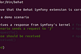 Setup Behat with  Symfony 5 Rest API