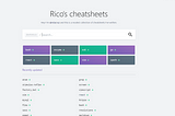 React Cheatsheets!