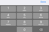 How to add Done button in Flutter iOS App ?