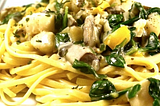 Deb’s Scallops Florentine — Seafood
