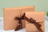 Helpful Tips To Design Natural Kraft Gift Boxes