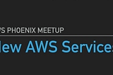 A talk on the new AWS Application Load Balancer, updates to ECS, and Kinesis Analytics