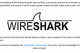 Wireshark 101 — TryHackMe Walktrough