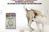 Interactive Cotton Dog Toy