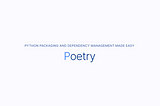 How to install Poetry in mac