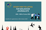 STUDY VISIT TO LATVIA FOR JOURNALISTS FROM THE REPUBLIC OF MOLDOVA