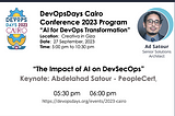 DevOpsDays Cairo Days 2023: The Impact of AI on DevSecOps