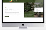 Web design for a tree sugeo in Henley