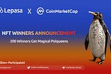Lepasa X CoinMarketCap contest result