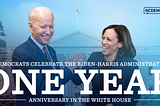 NC Democrats celebrate the Biden-Harris Administration’s One Year anniversary in the White House.