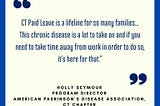CT Paid Leave Benefits Individuals with Parkinson’s Disease and Their Caregivers