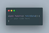 How to use Async/await in React