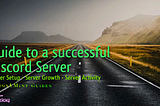 Guide to a successful Discord Server