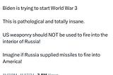WW3 Escalation, Oh my!