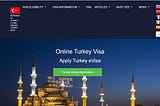 TURKEY Turkish Electronic Visa System Online