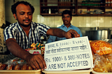 How did the ban on Rs 500 and Rs 1000 notes change the app & commerce usage