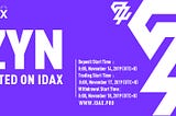 ZYN (Zyne Coin) to be listed on IDAX