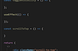 React: Scroll To The Top of The Page