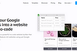 Turn Your Google Sheets into a Website with SpreadSimple — No-Code Website Builder