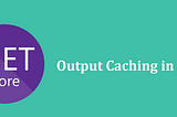 .NET 7 OutputCache and Custom OutputCache