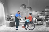 How to get your home ready for a visitor who uses a wheelchair or a rollator?