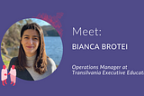 Meet a Member: Bianca Brotei