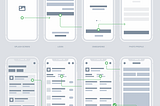 illustration of a wireframe example