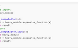 What Does “Lazy Import” Mean? (Python)