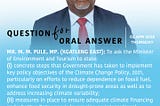 Analysis of Botswana’s Climate Change Strategy using the SONAs, Budget, and Global Commitments
