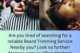 Beard Trimming Service Nearby | Mensco.com.au