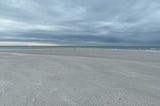 Siesta Key Beach, Florida, in January