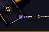 BNB-SWAP Partners With EARNX