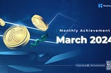 Kommunitas March 2024 Monthly Achievement