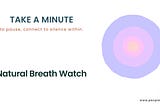 Take a pause, and focus on this simple breath-watch practice.