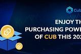 CUB, the best investment in 2021