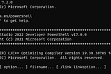 Using Visual Studio Developer prompt with PowerShell/PWSH