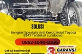 Solusi Bengkel Spesialis Anti Karat Mobil Toyota BZ4X Terdekat surabaya