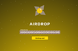 Airdrop completed