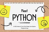 Getting to Know Python