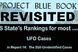 The States With the Most UFO Cases that Project Blue Book Couldn’t Solve!