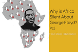 Why is Africa Silent About George Floyd? Pt.3