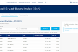 Calculate IBOV by it shares