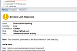 Broken Link Hijacking Burp Plugin