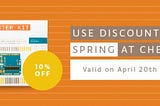 ENJOY 10% OFF ON ARDUINO AND GENUINO STARTER KIT !