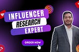 Influencer research service is the process of finding, analyzing, and selecting the right…